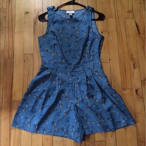 Loft Blue Floral Romper
